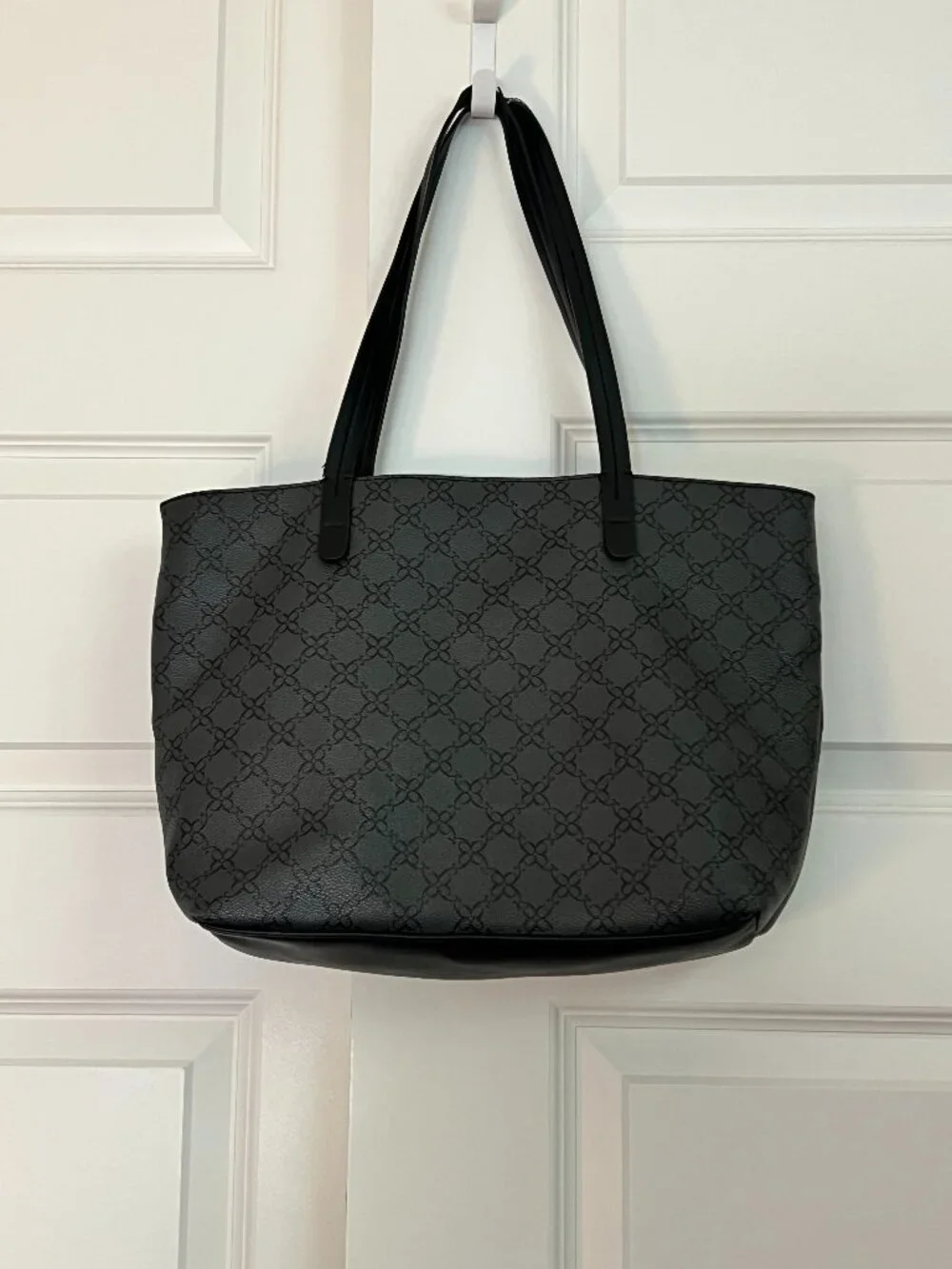 Nine West Black Logo-Print Tote